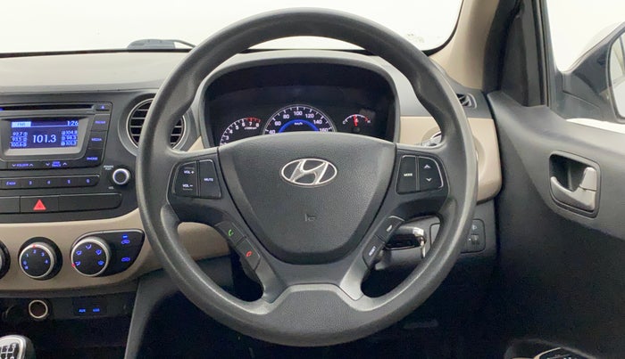 2015 Hyundai Grand i10 SPORTZ 1.2 KAPPA VTVT, Petrol, Manual, 1,15,129 km, Steering Wheel Close Up