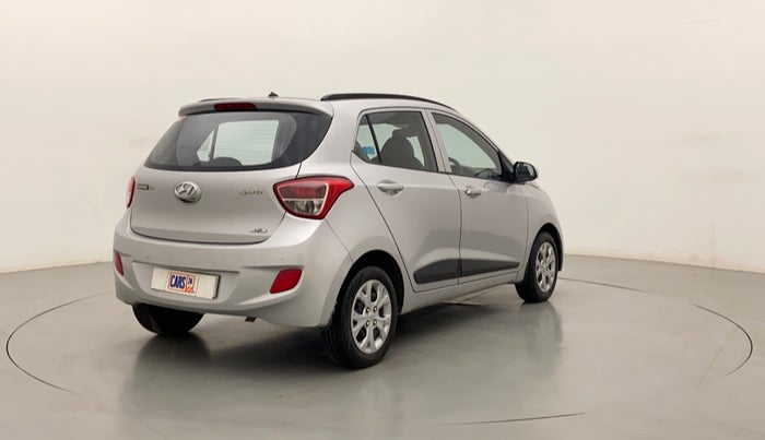 2015 Hyundai Grand i10 SPORTZ 1.2 KAPPA VTVT, Petrol, Manual, 1,15,129 km, Right Back Diagonal