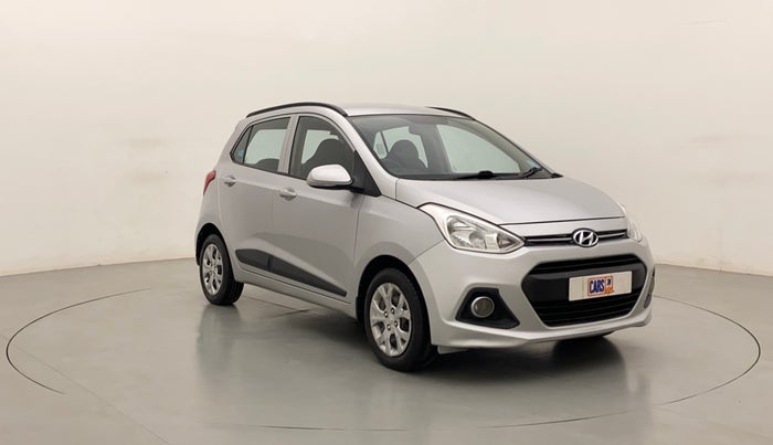 2015 Hyundai Grand i10 SPORTZ 1.2 KAPPA VTVT, Petrol, Manual, 1,15,129 km, Right Front Diagonal