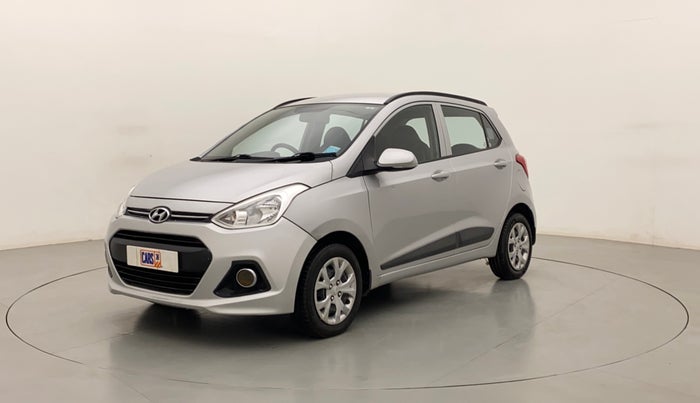 2015 Hyundai Grand i10 SPORTZ 1.2 KAPPA VTVT, Petrol, Manual, 1,15,129 km, Left Front Diagonal