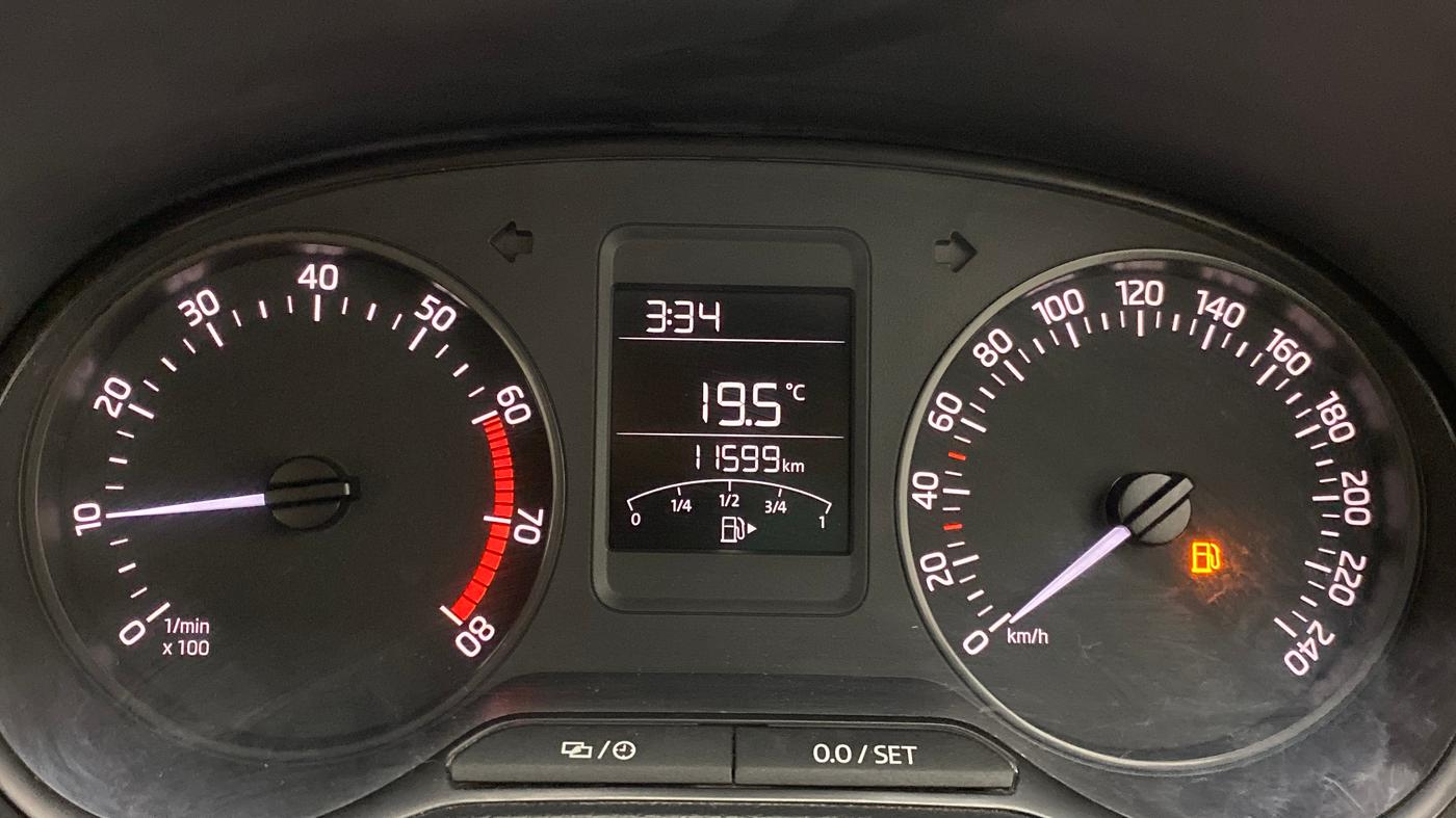 2020 Skoda Rapid ACTIVE 1.0 TSI, Petrol, Manual, 12,876 km, Odometer Image