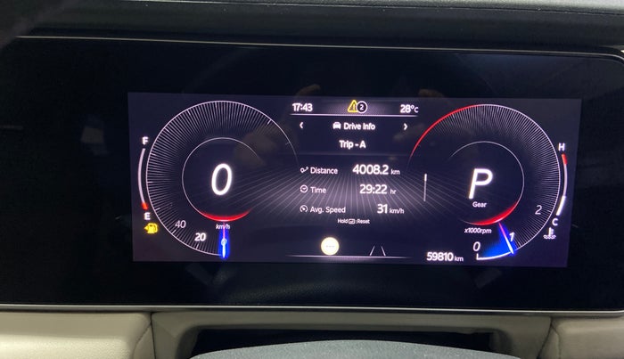 2021 Mahindra XUV700 AX 7 LUXURY P AT 7 STR, Petrol, Automatic, 59,814 km, Odometer Image