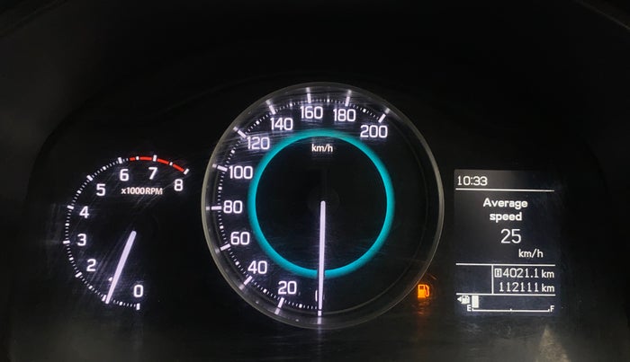 2021 Maruti IGNIS ZETA 1.2, Petrol, Manual, 1,12,107 km, Odometer Image