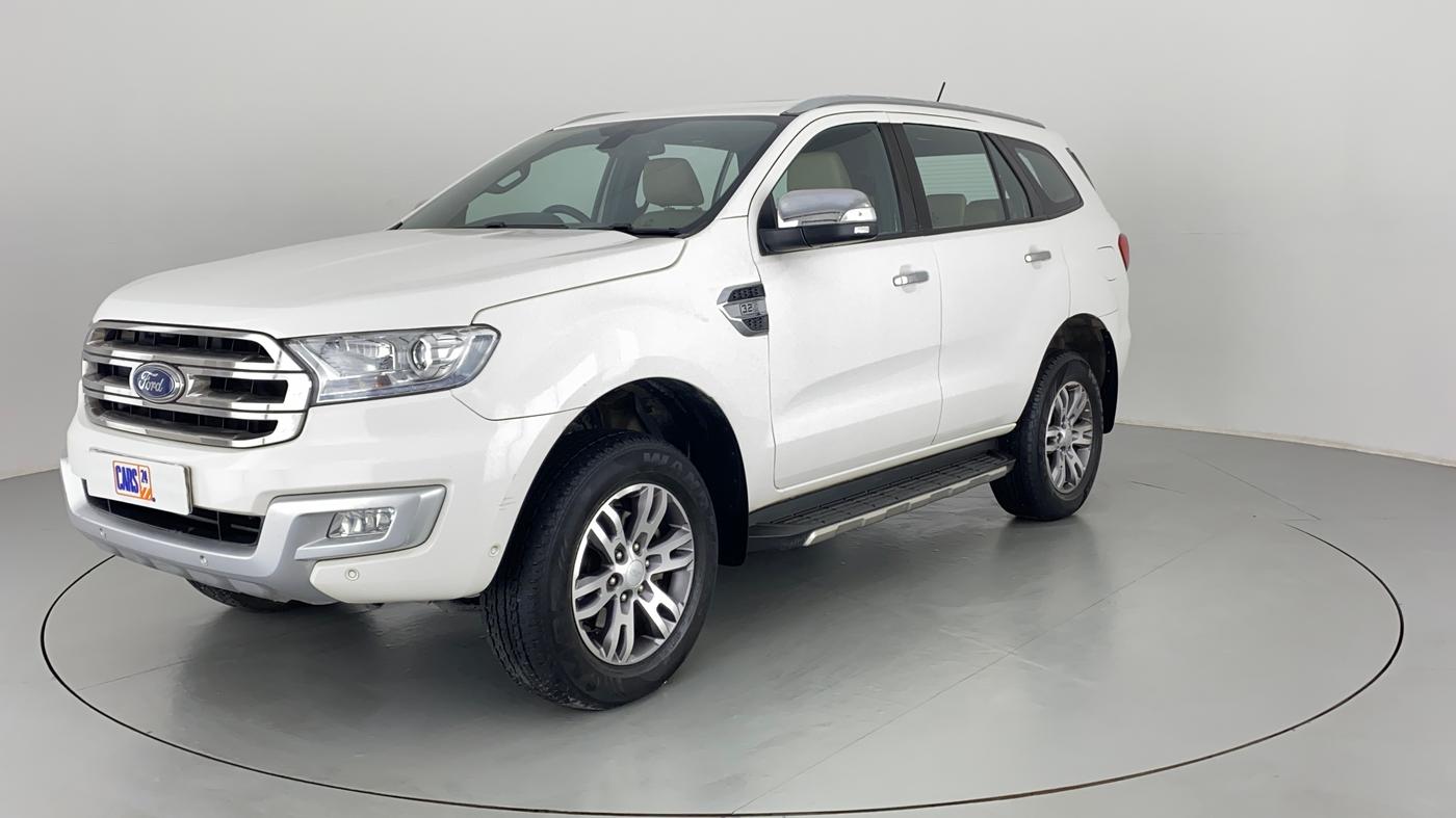 2018 Ford Endeavour 3.2l 4X4 AT Titanium, Diesel, Automatic, 35,286 km, Left Front Diagonal