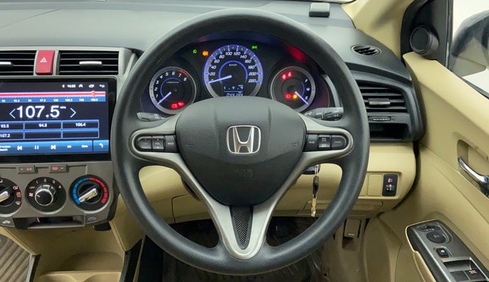 2013 Honda City V MT PETROL, Petrol, Manual, 44,119 km, Steering Wheel Close Up