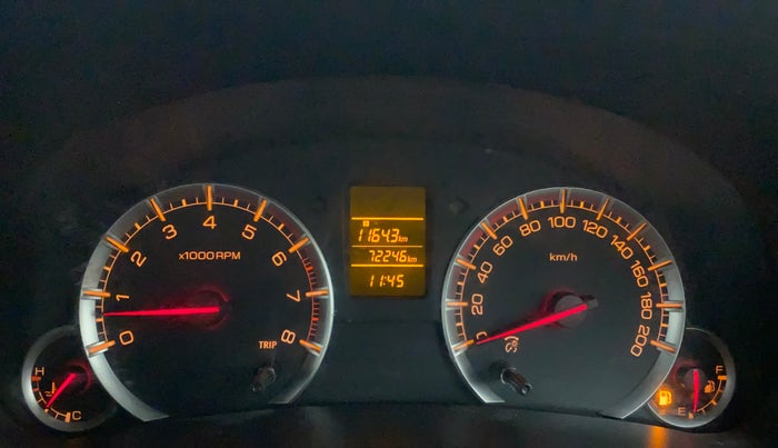 2013 Maruti Swift Dzire VXI, Petrol, Manual, 72,246 km, Odometer Image