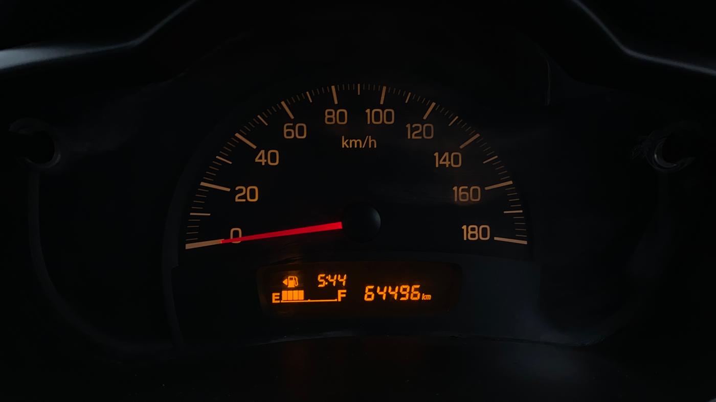 2021 Maruti Celerio VXI (O), CNG, Manual, 64,493 km, Odometer Image