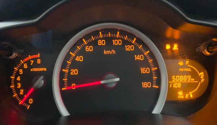2018 Maruti Celerio VXI CNG OPT, CNG, Manual, 51,066 km, Odometer Image