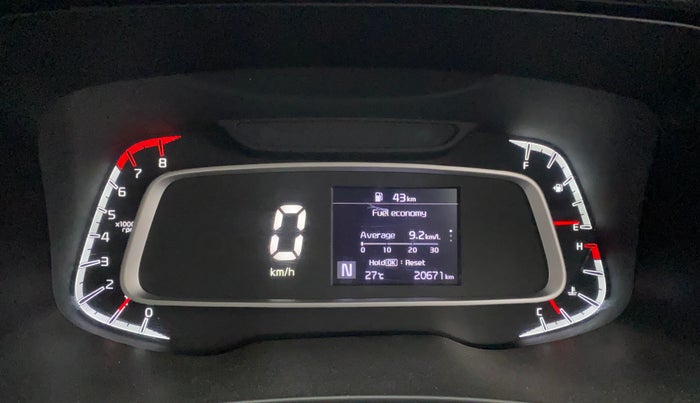 2021 KIA SONET HTX 1.0 IMT, Petrol, Manual, 20,671 km, Odometer Image