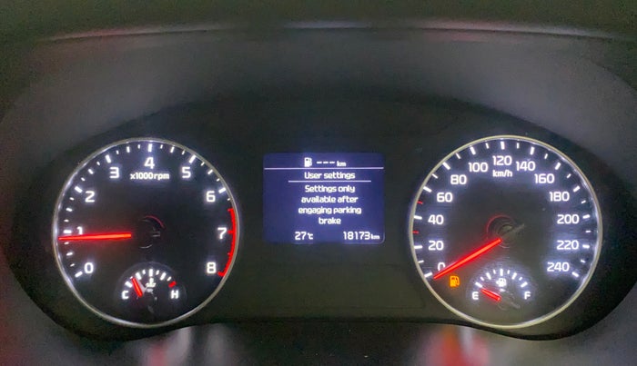 2021 KIA SELTOS HTE 1.5 PETROL, Petrol, Manual, 18,172 km, Odometer Image