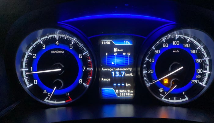 2019 Toyota Glanza V, Petrol, Manual, 38,264 km, Odometer Image