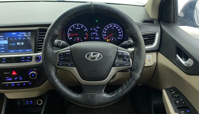 2018 Hyundai Verna 1.6 VTVT SX, Petrol, Manual, 63,194 km, Steering Wheel Close Up