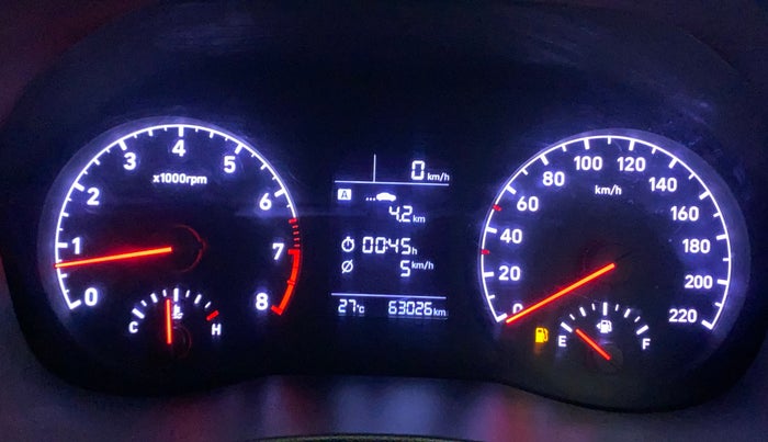 2018 Hyundai Verna 1.6 VTVT SX, Petrol, Manual, 63,194 km, Odometer Image