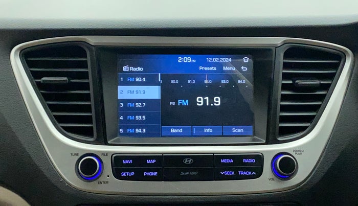 2018 Hyundai Verna 1.6 VTVT SX, Petrol, Manual, 63,194 km, Infotainment System