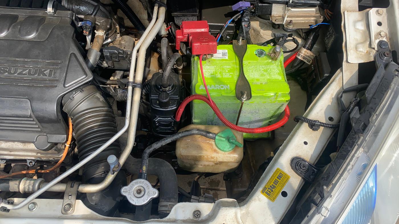 2017 Maruti Wagon R 1.0 VXI AMT, CNG, Automatic, 72,197 km, Engine View - Left