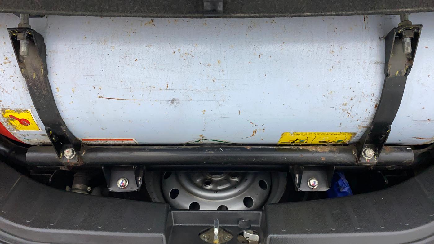 2016 Maruti Wagon R 1.0 LXI CNG, CNG, Manual, 95,299 km, Boot Inside