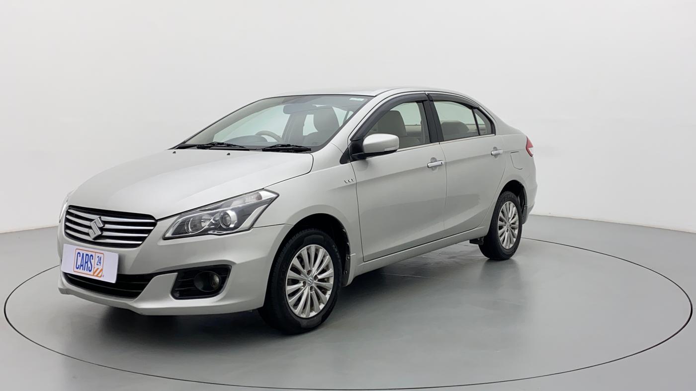2016 Maruti Ciaz ZXI, Petrol, Manual, 57,653 km, Left Front Diagonal