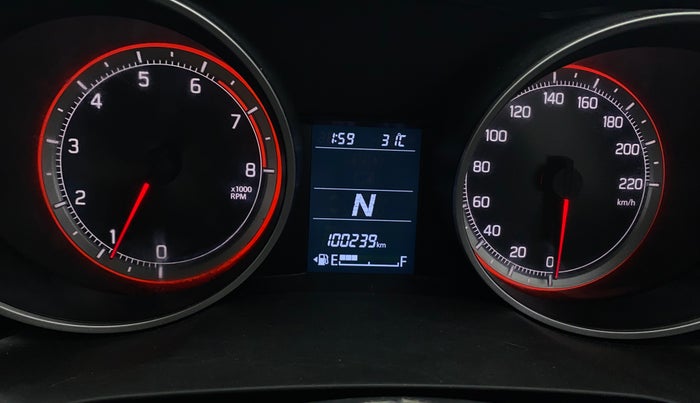 2019 Maruti Swift ZXI AMT, Petrol, Automatic, 1,00,201 km, Odometer Image