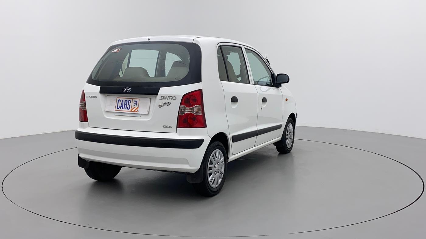 2011 Hyundai Santro Xing GLS, Petrol, Manual, 50,091 km, Right Back Diagonal