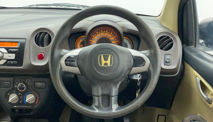 2012 Honda Brio V MT, Petrol, Manual, 77,700 km, Steering Wheel Close Up