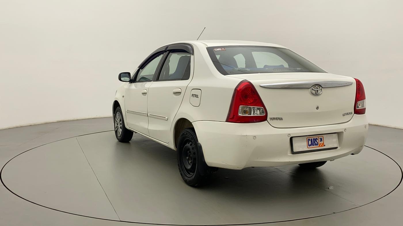2011 Toyota Etios G, Petrol, Manual, 75,766 km, Left Back Diagonal