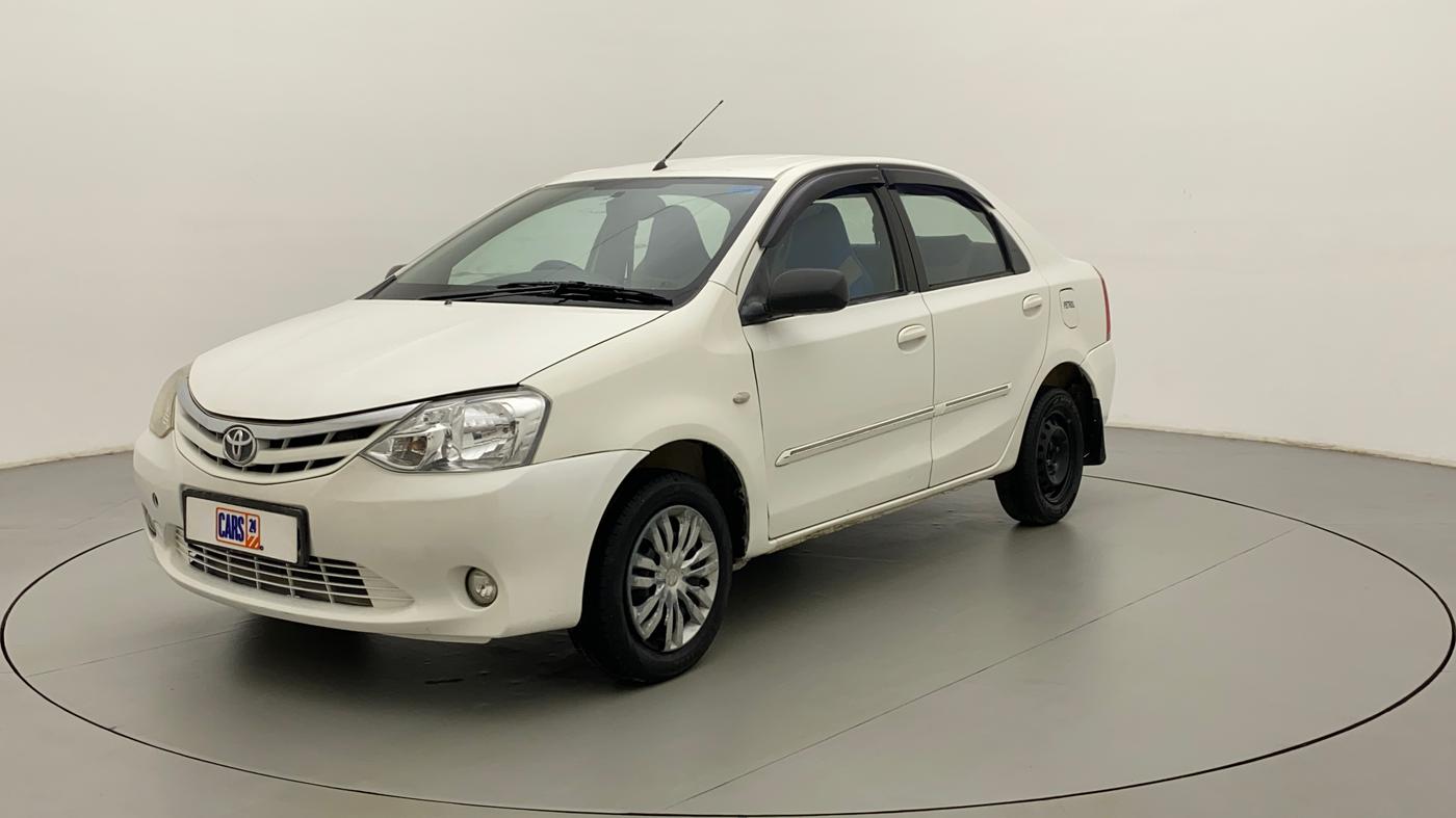 2011 Toyota Etios G, Petrol, Manual, 75,766 km, Left Front Diagonal