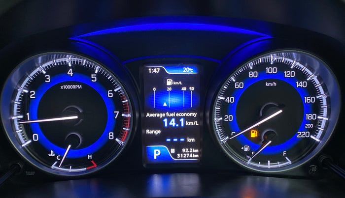 2016 Maruti Baleno ZETA CVT PETROL 1.2, Petrol, Automatic, 31,273 km, Odometer Image