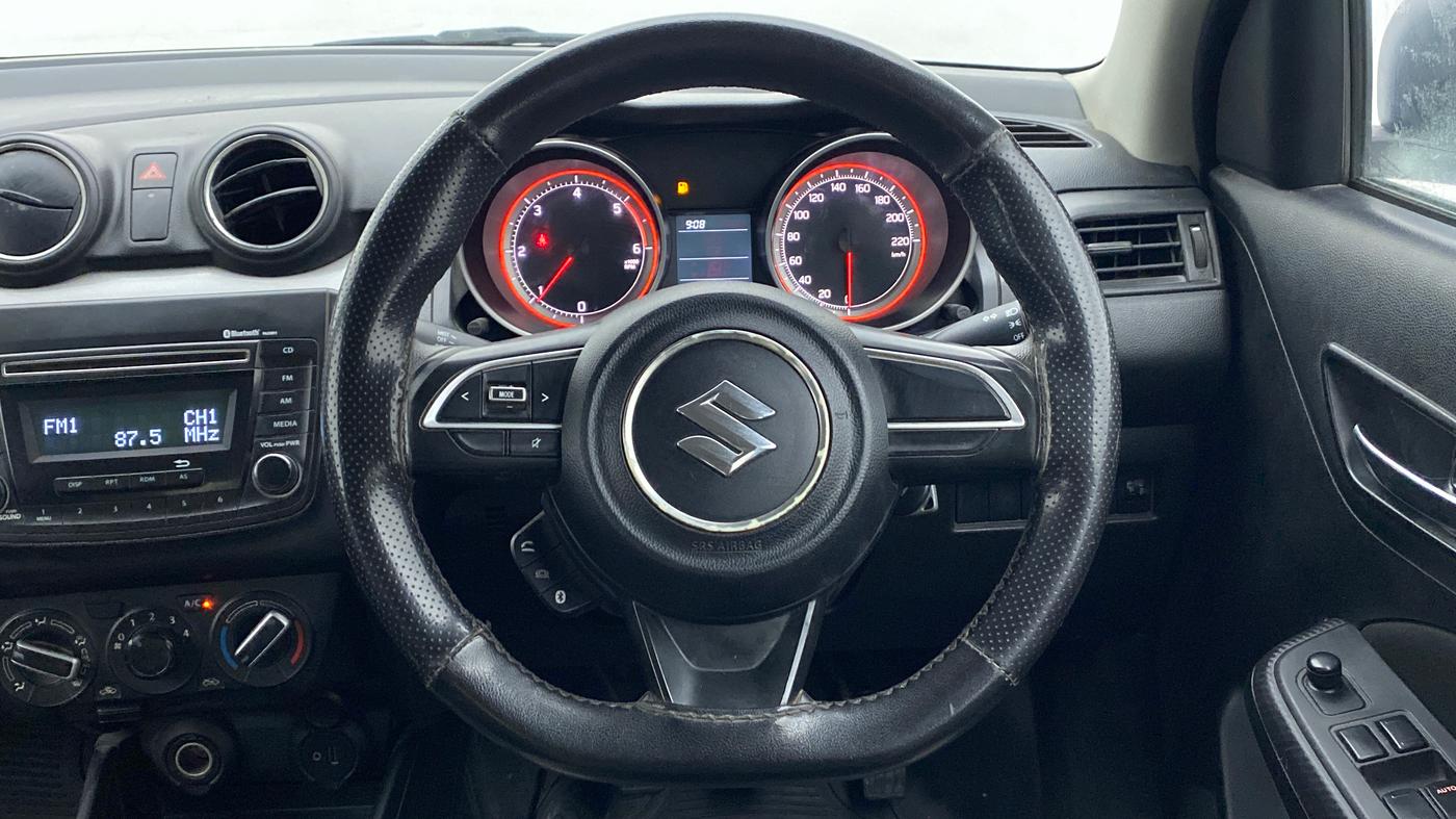 2018 Maruti Swift VDI, Diesel, Manual, 86,616 km, Steering Wheel Close Up
