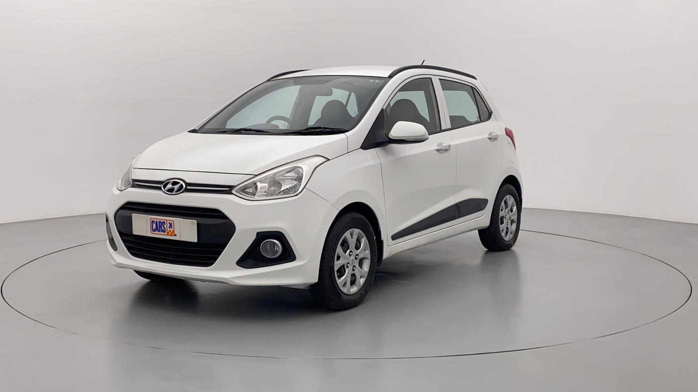 2014 Hyundai Grand i10 SPORTZ 1.2 KAPPA VTVT, Petrol, Manual, 49,069 km, Left Front Diagonal