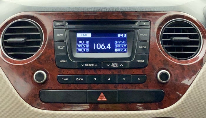 2014 Hyundai Xcent SX 1.2 (O), CNG, Manual, 80,125 km, Infotainment System