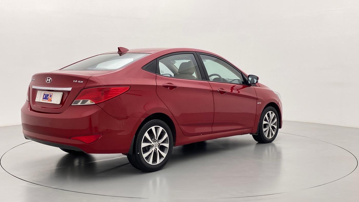 2017 Hyundai Verna FLUIDIC 1.6 VTVT SX AT, Petrol, Automatic, 51,063 km, Right Back Diagonal