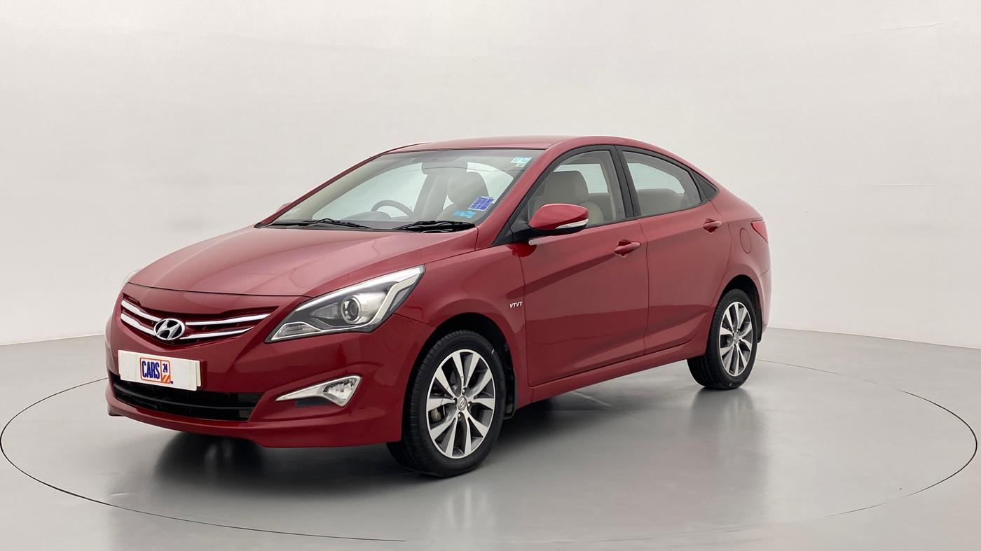 2017 Hyundai Verna FLUIDIC 1.6 VTVT SX AT, Petrol, Automatic, 51,063 km, Left Front Diagonal