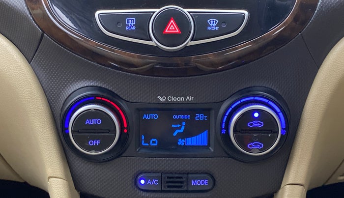 2017 Hyundai Verna FLUIDIC 1.6 VTVT SX AT, Petrol, Automatic, 51,063 km, Automatic Climate Control