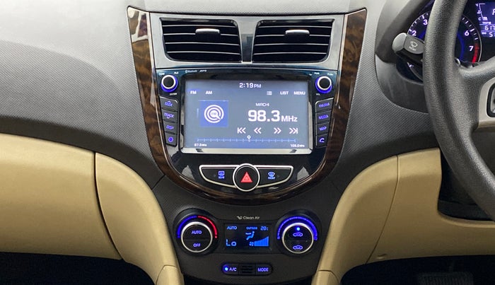 2017 Hyundai Verna FLUIDIC 1.6 VTVT SX AT, Petrol, Automatic, 51,063 km, Air Conditioner