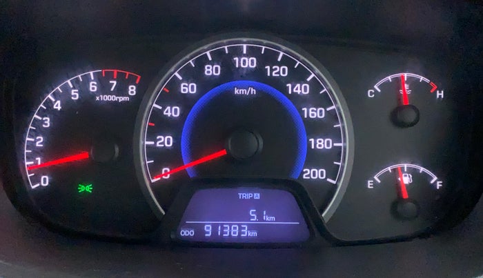 2015 Hyundai Grand i10 SPORTZ 1.2 KAPPA VTVT, Petrol, Manual, 91,383 km, Odometer Image