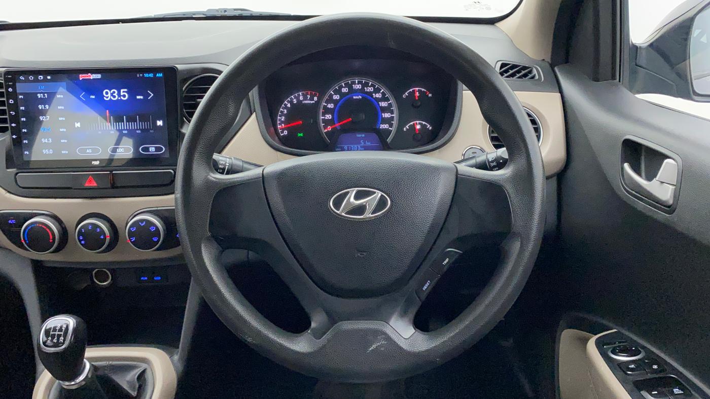 2015 Hyundai Grand i10 SPORTZ 1.2 KAPPA VTVT, Petrol, Manual, 91,383 km, Steering Wheel Close Up