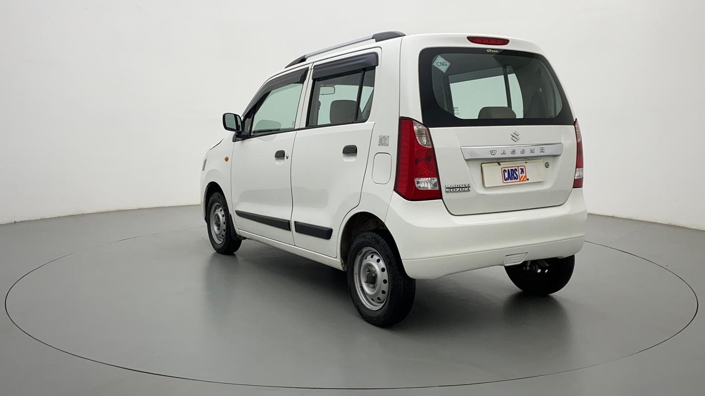 2018 Maruti Wagon R 1.0 LXI CNG, CNG, Manual, 56,733 km, Left Back Diagonal