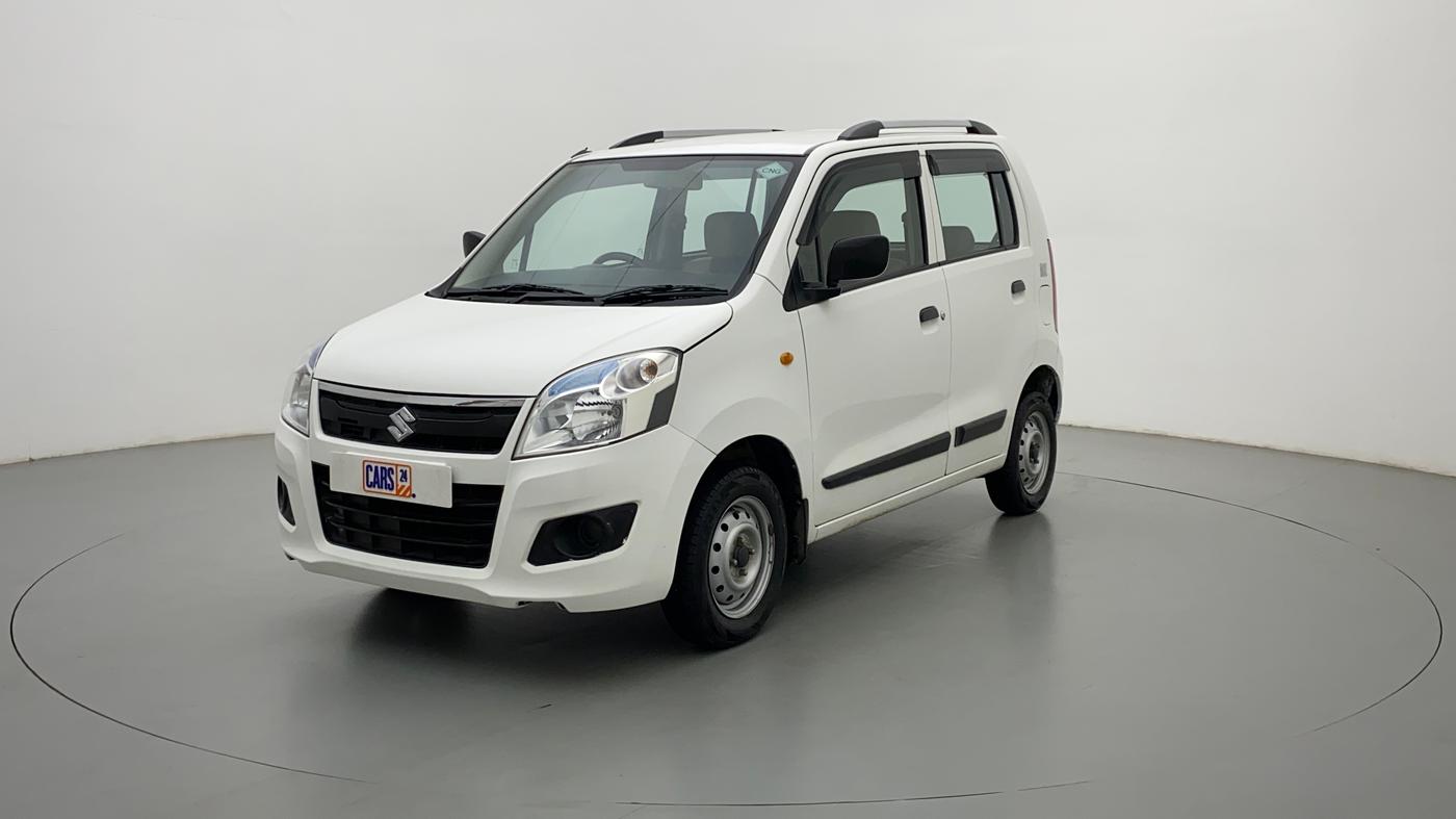 2018 Maruti Wagon R 1.0 LXI CNG, CNG, Manual, 56,733 km, Left Front Diagonal