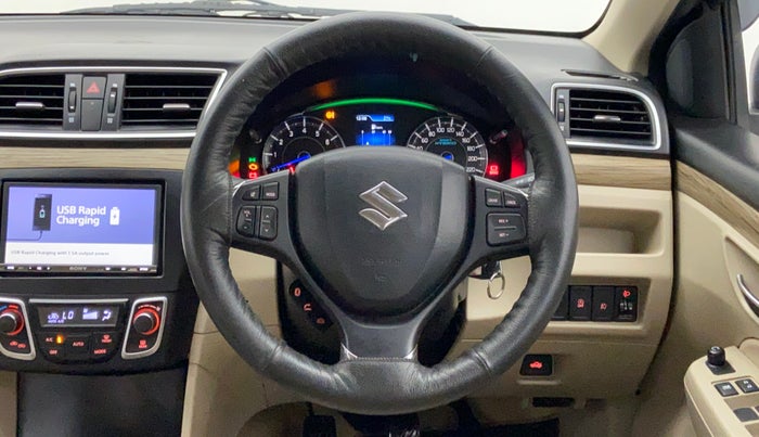 2020 Maruti Ciaz DELTA 1.5 SHVS VVT MT, Petrol, Manual, 21,487 km, Steering Wheel