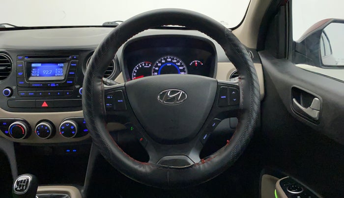 2013 Hyundai Grand i10 ASTA 1.2 KAPPA VTVT, Petrol, Manual, 22,271 km, Steering Wheel Close Up