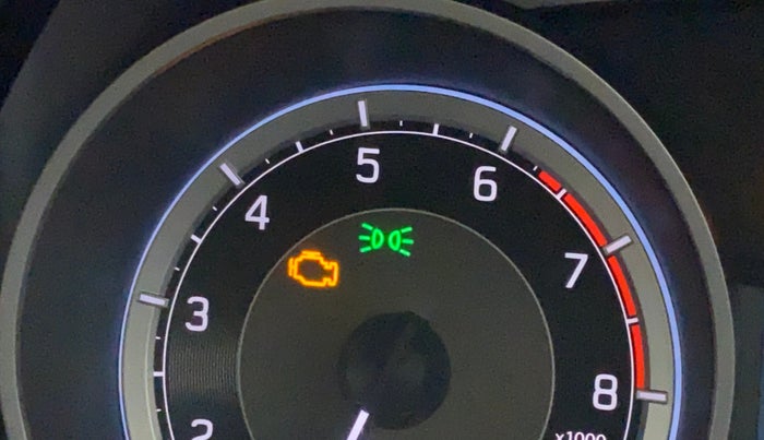 2017 Maruti Dzire ZXI AMT, CNG, Automatic, 60,595 km, Instrument cluster - MIL light  due to CNG outside fitment