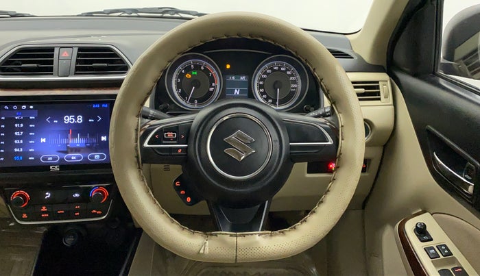 2017 Maruti Dzire ZXI AMT, CNG, Automatic, 60,595 km, Steering Wheel Close Up