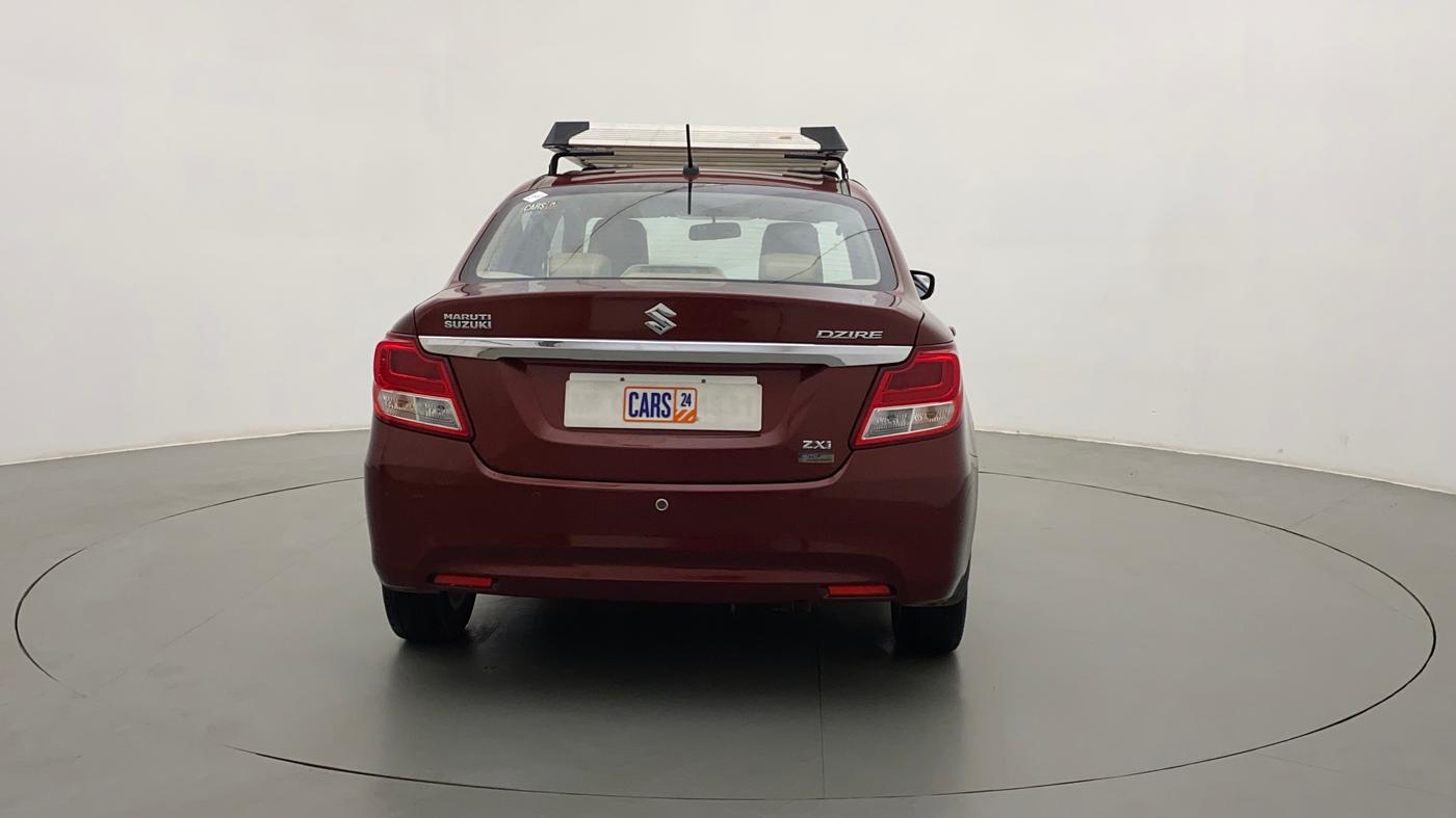 2017 Maruti Dzire ZXI AMT, CNG, Automatic, 60,595 km, Back/Rear