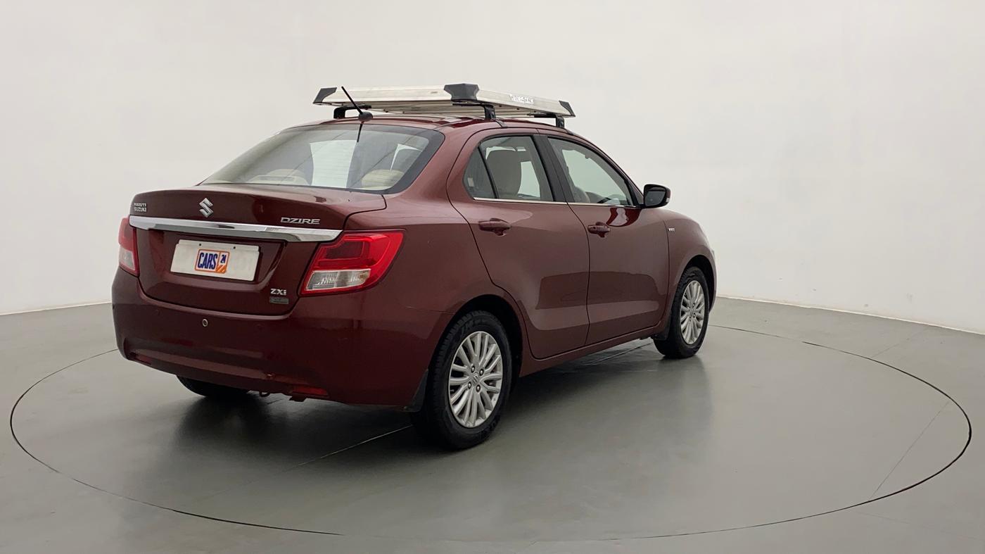 2017 Maruti Dzire ZXI AMT, CNG, Automatic, 60,595 km, Right Back Diagonal