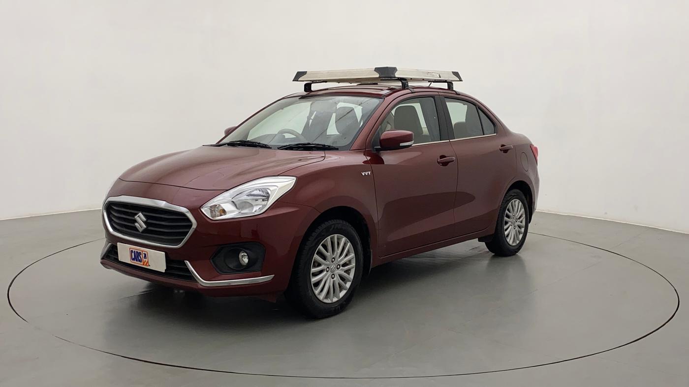 2017 Maruti Dzire ZXI AMT, CNG, Automatic, 60,595 km, Left Front Diagonal