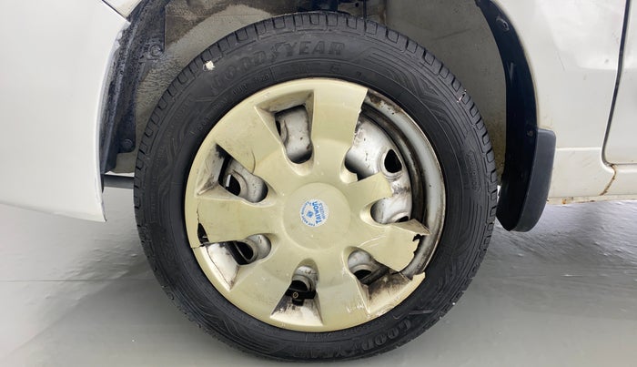 2013 Maruti Alto K10 LXI P, Petrol, Manual, 16,202 km, Left Front Wheel