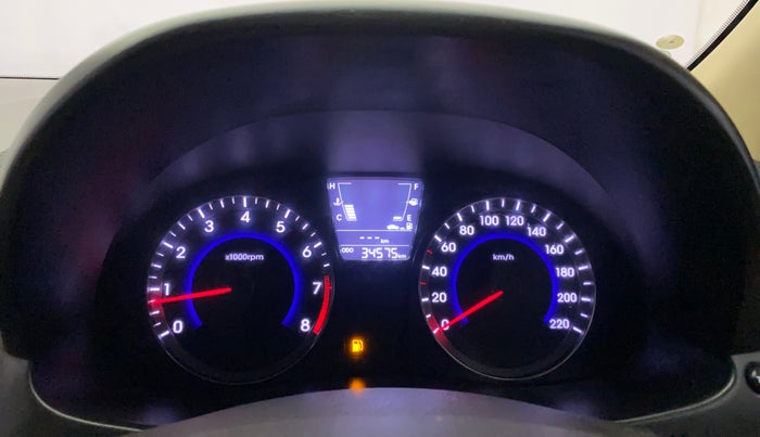 2014 Hyundai Verna FLUIDIC 1.6 VTVT SX, Petrol, Manual, 34,571 km, Odometer Image