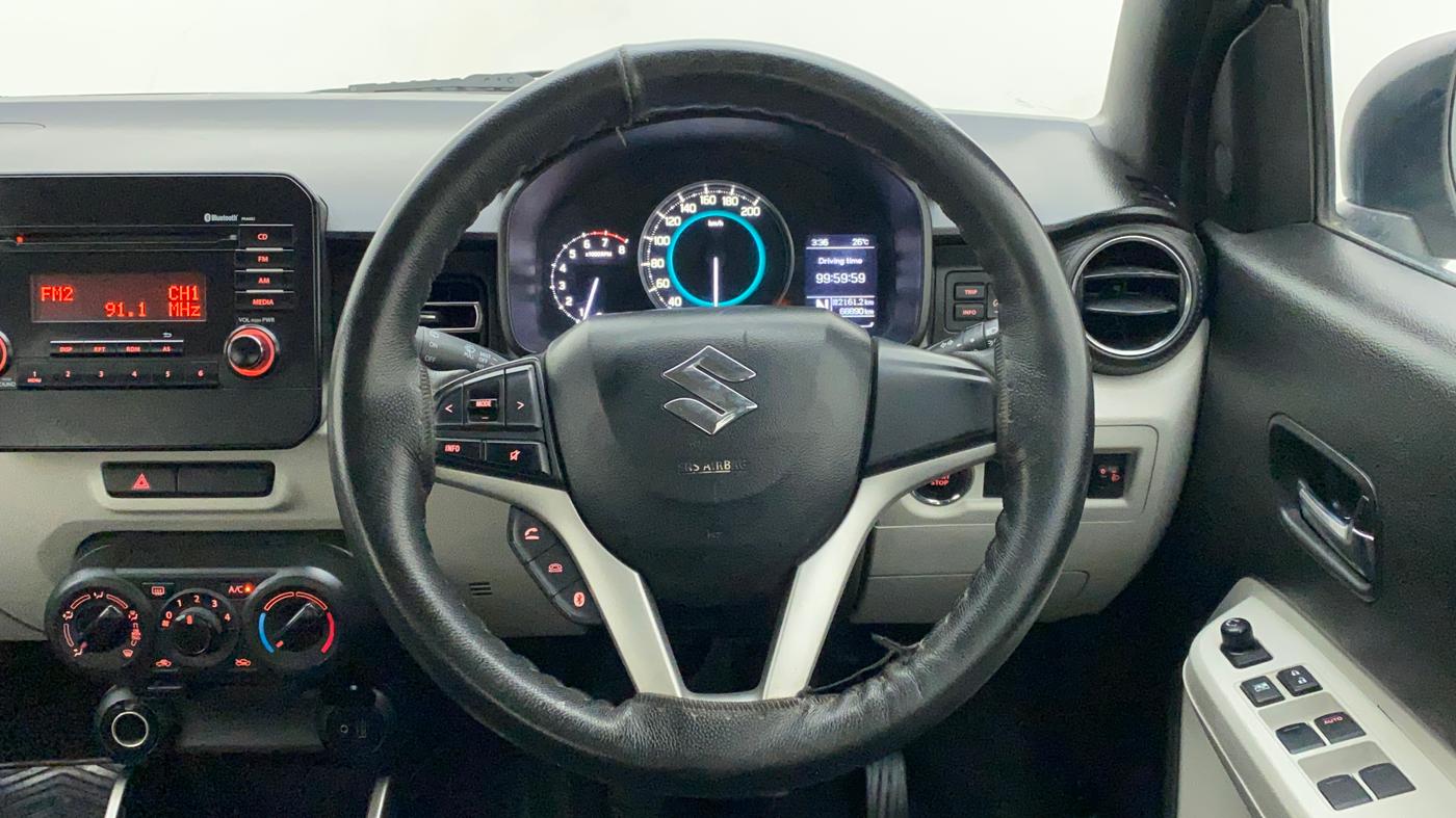 2017 Maruti IGNIS ZETA 1.2 AMT, Petrol, Automatic, 68,890 km, Steering Wheel Close Up
