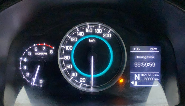 2017 Maruti IGNIS ZETA 1.2 AMT, Petrol, Automatic, 68,890 km, Odometer Image