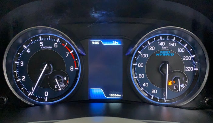 2022 Maruti Ertiga ZXI+ SHVS, Petrol, Manual, 18,884 km, Odometer Image